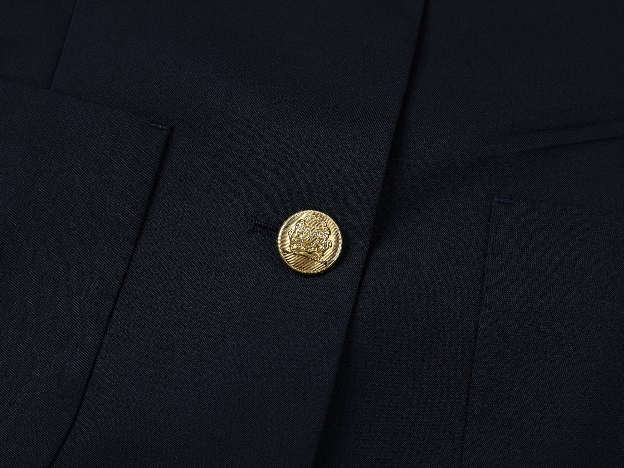 Pleated academy blazer