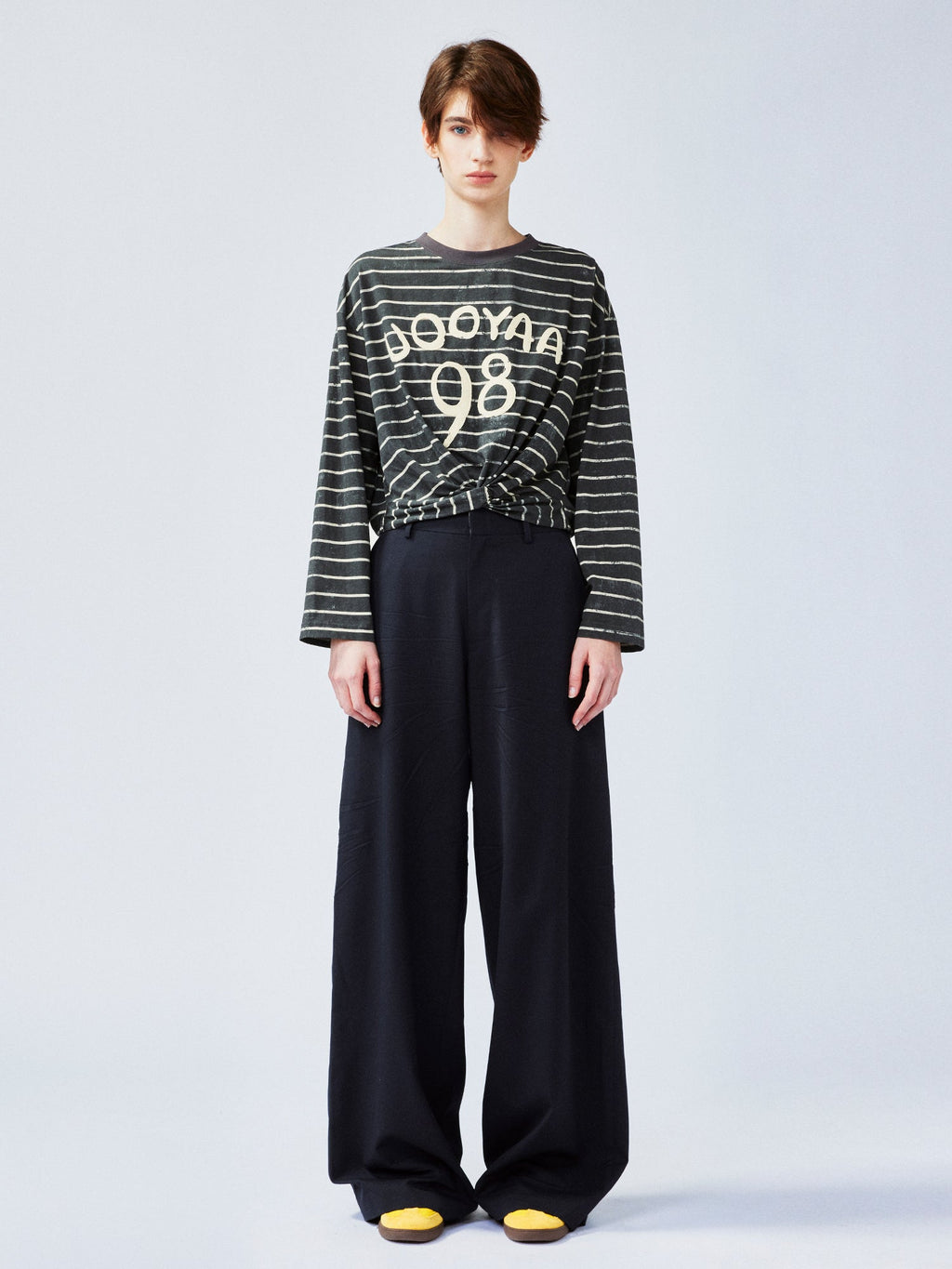 Pleated academy trousers