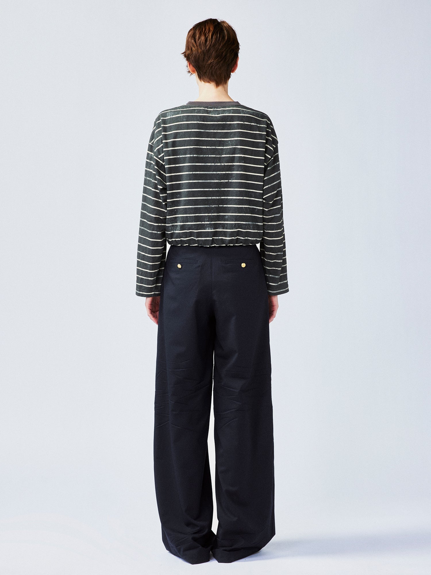 Pleated academy trousers