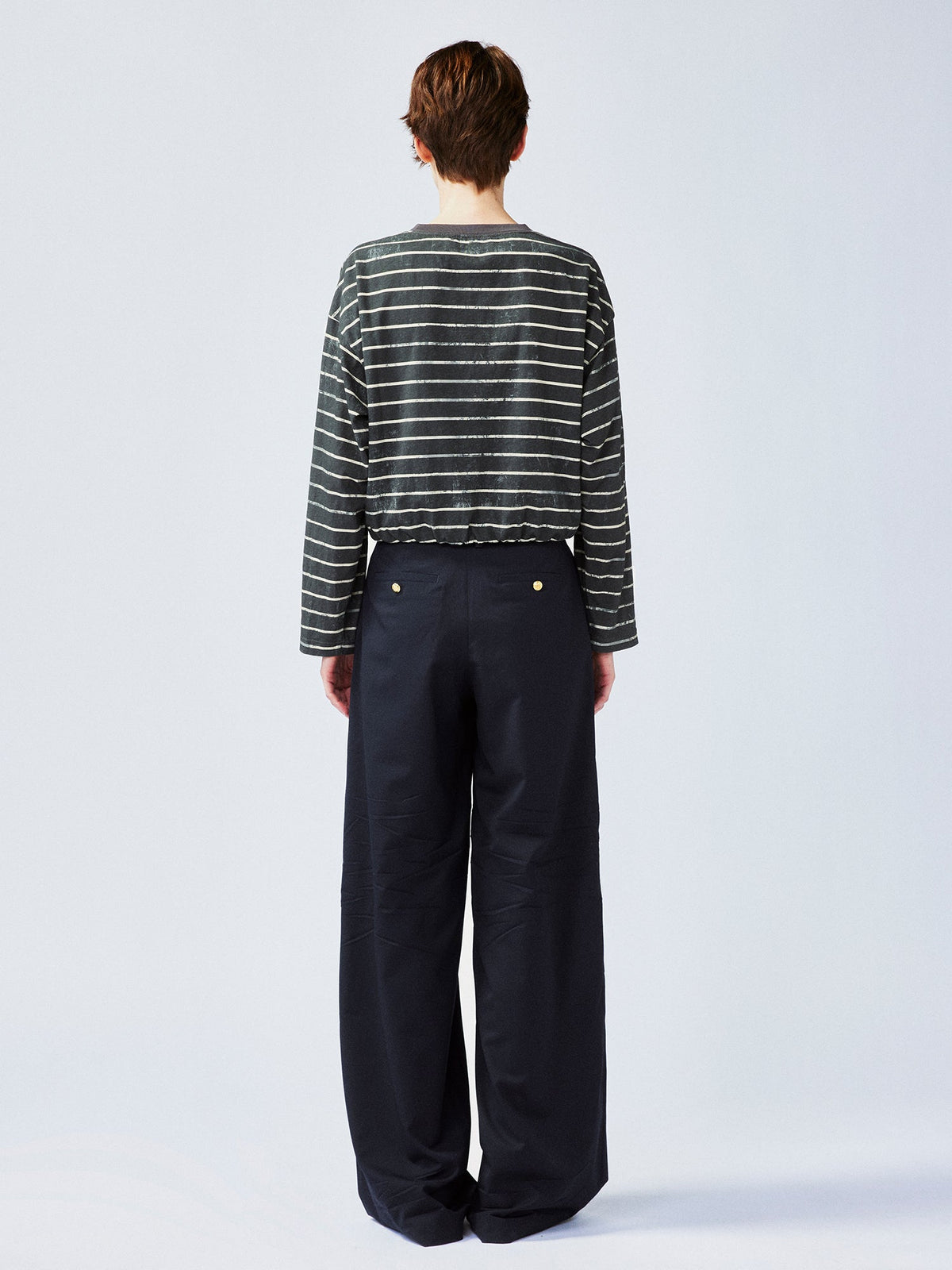 Pleated academy trousers