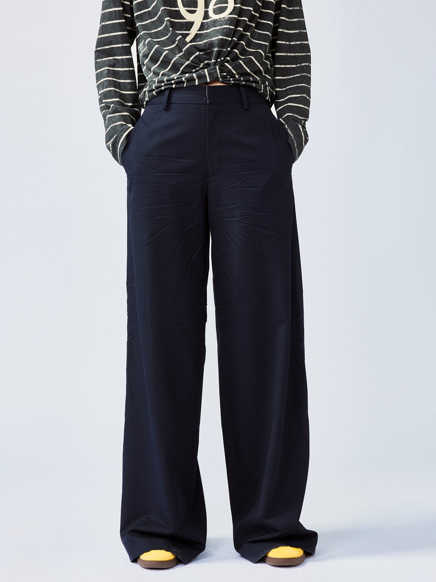 Pleated academy trousers