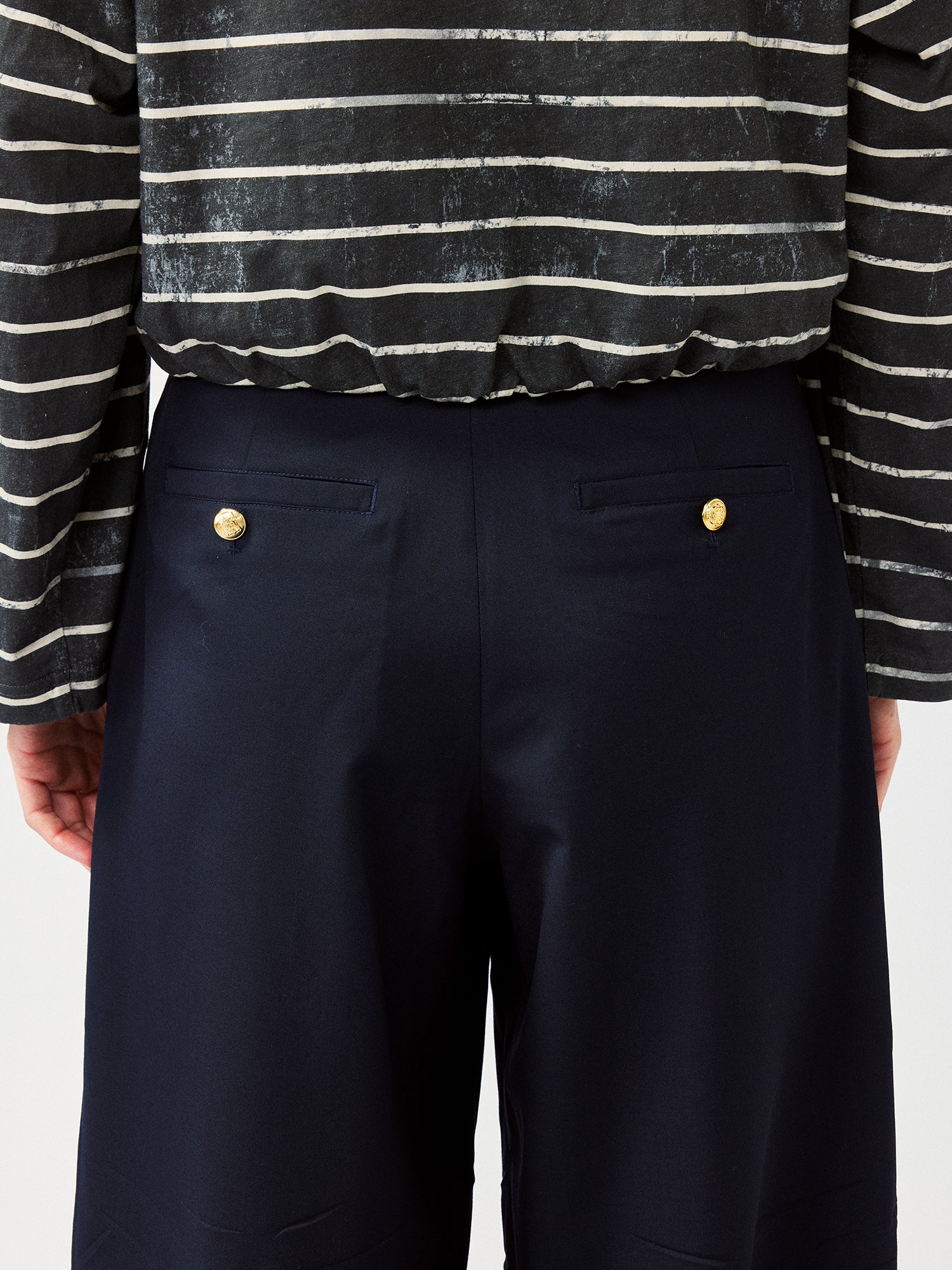 Pleated academy trousers