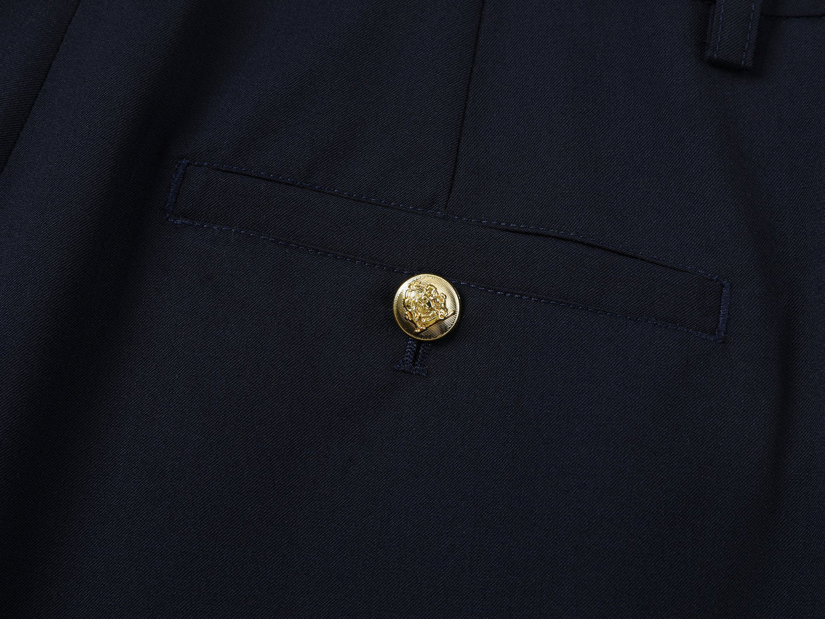 Pleated academy trousers