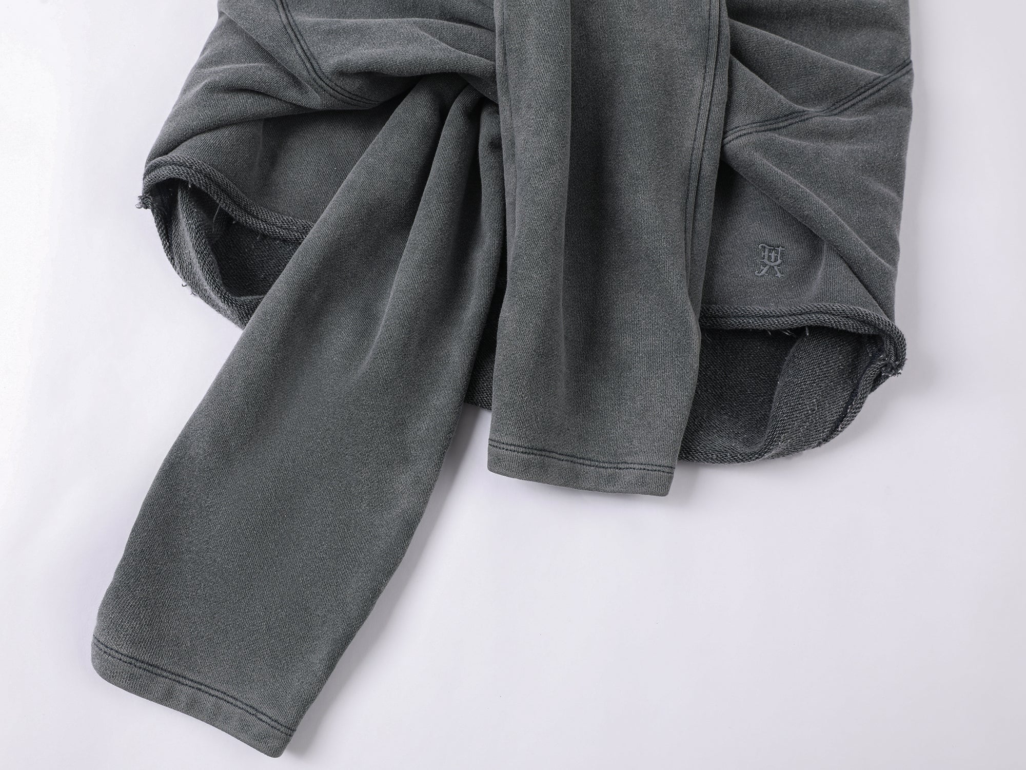 Waist-Tied sweatshirt skirt