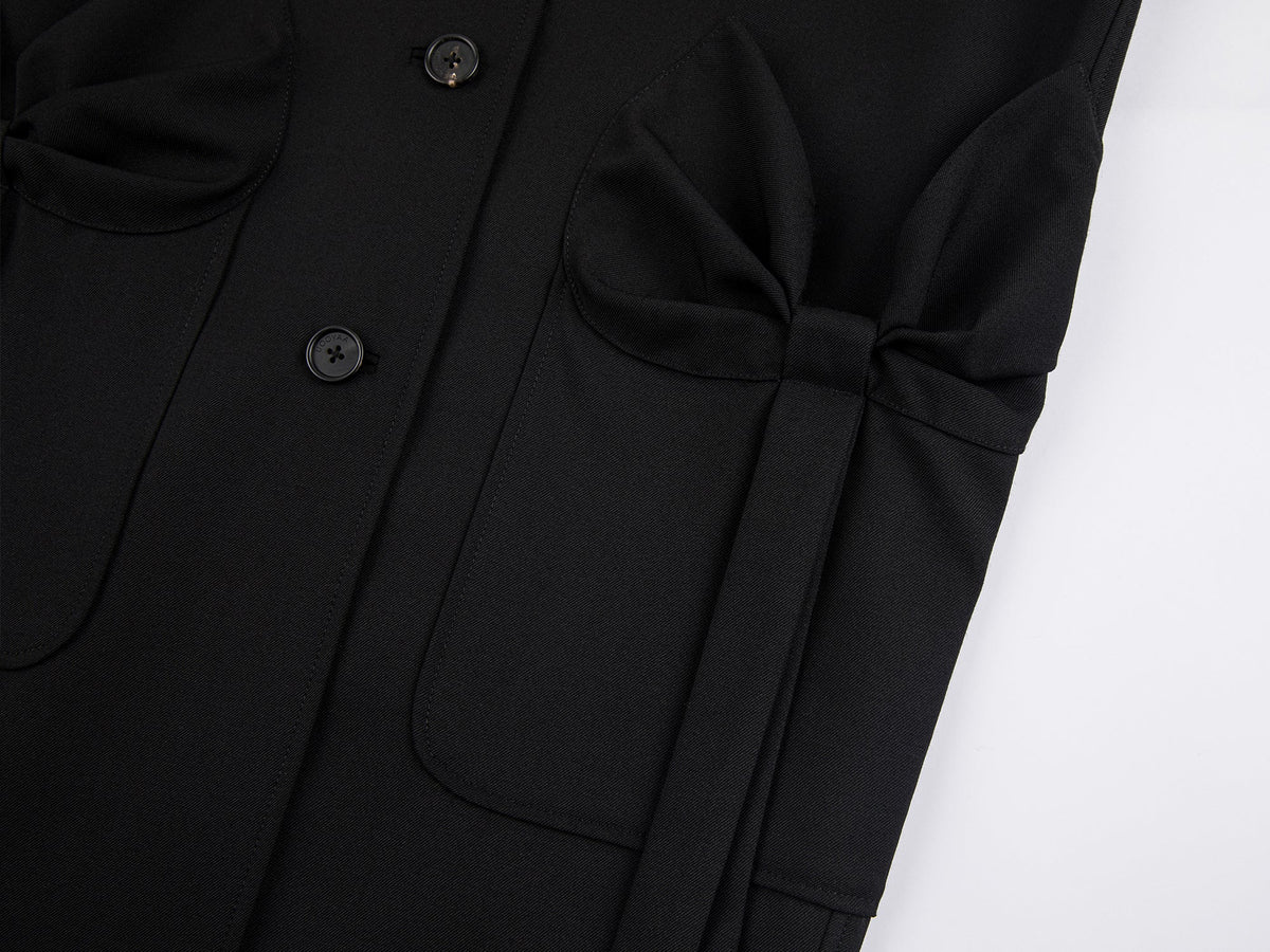 Satin jacquard sports jacket
