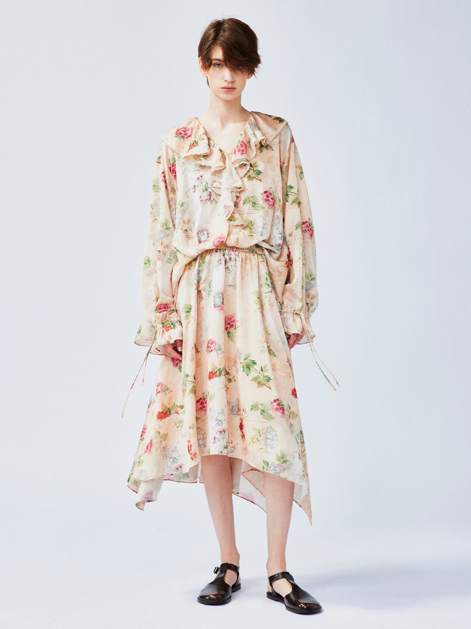 A dress that mimics a top tucked into a skirt