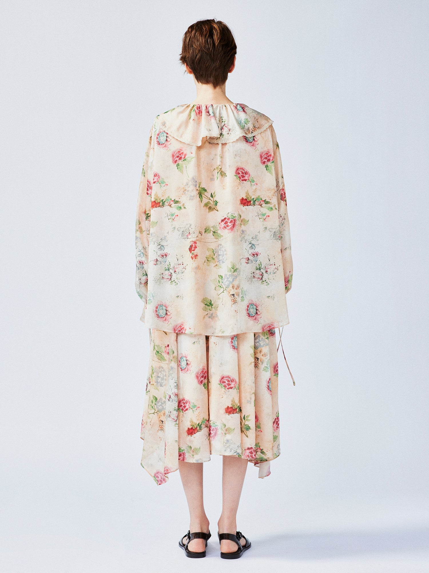 A dress that mimics a top tucked into a skirt