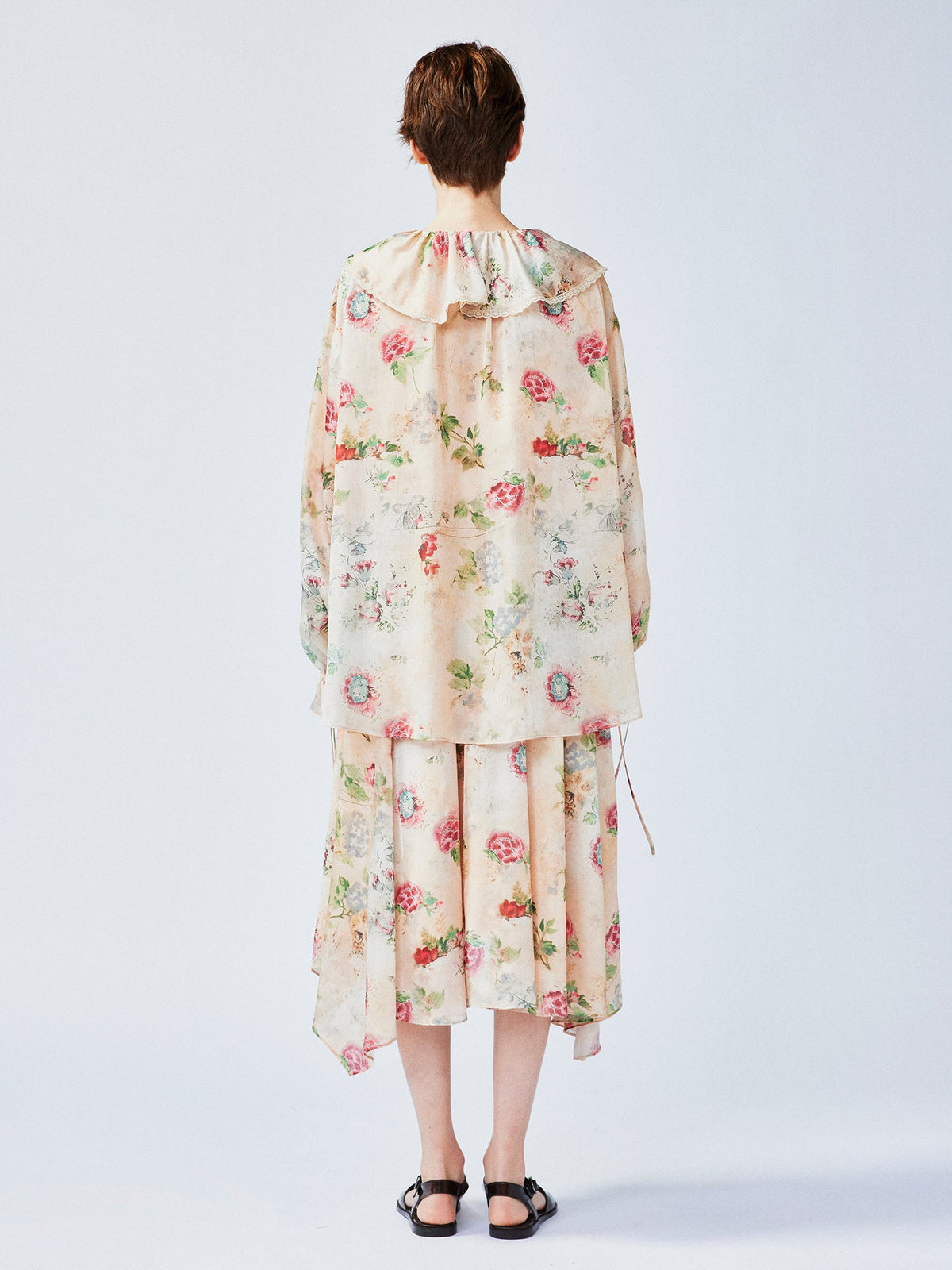 A dress that mimics a top tucked into a skirt