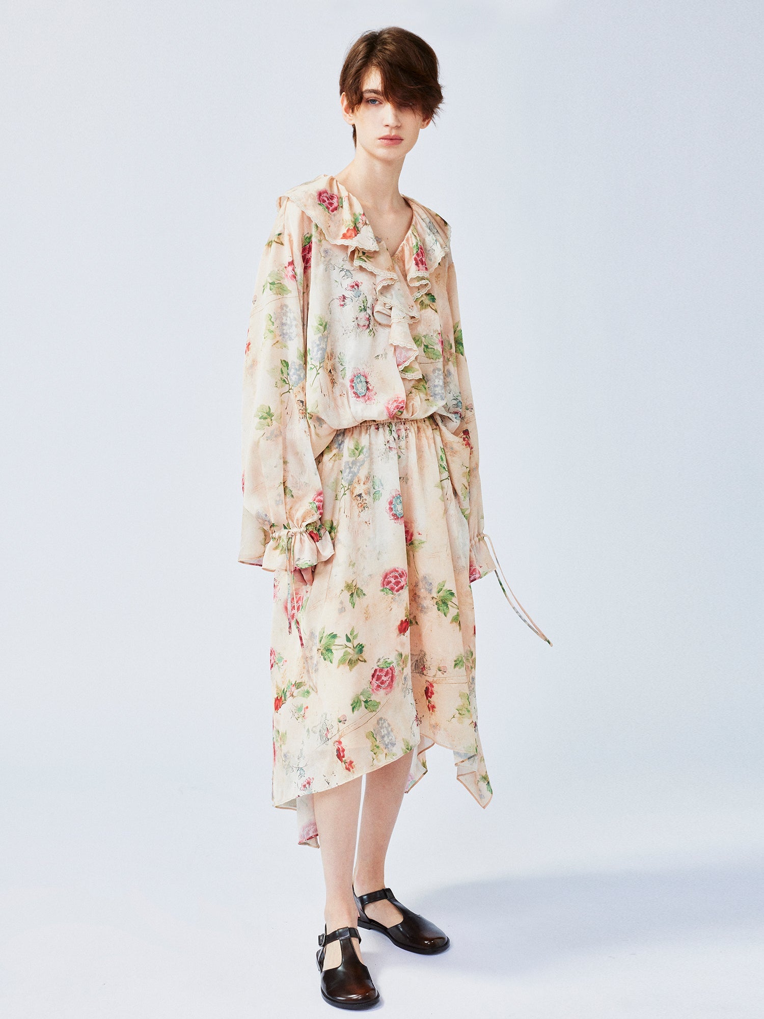 A dress that mimics a top tucked into a skirt