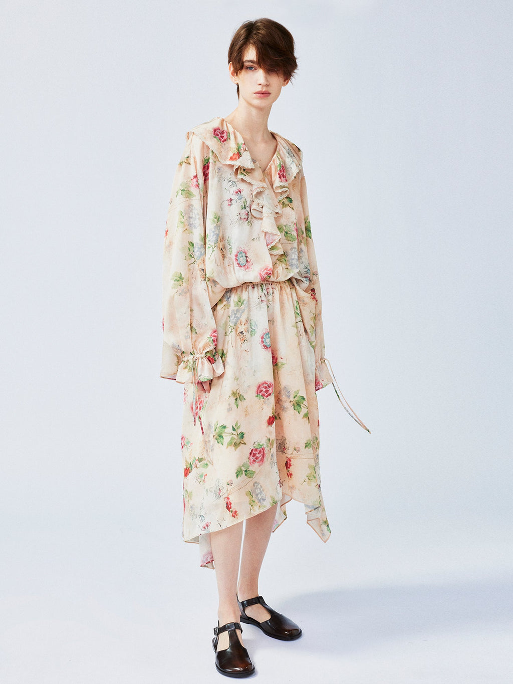 A dress that mimics a top tucked into a skirt
