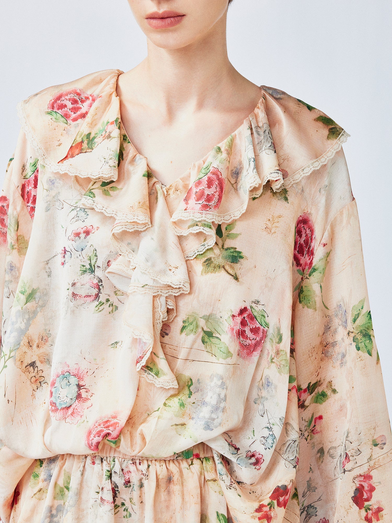 A dress that mimics a top tucked into a skirt