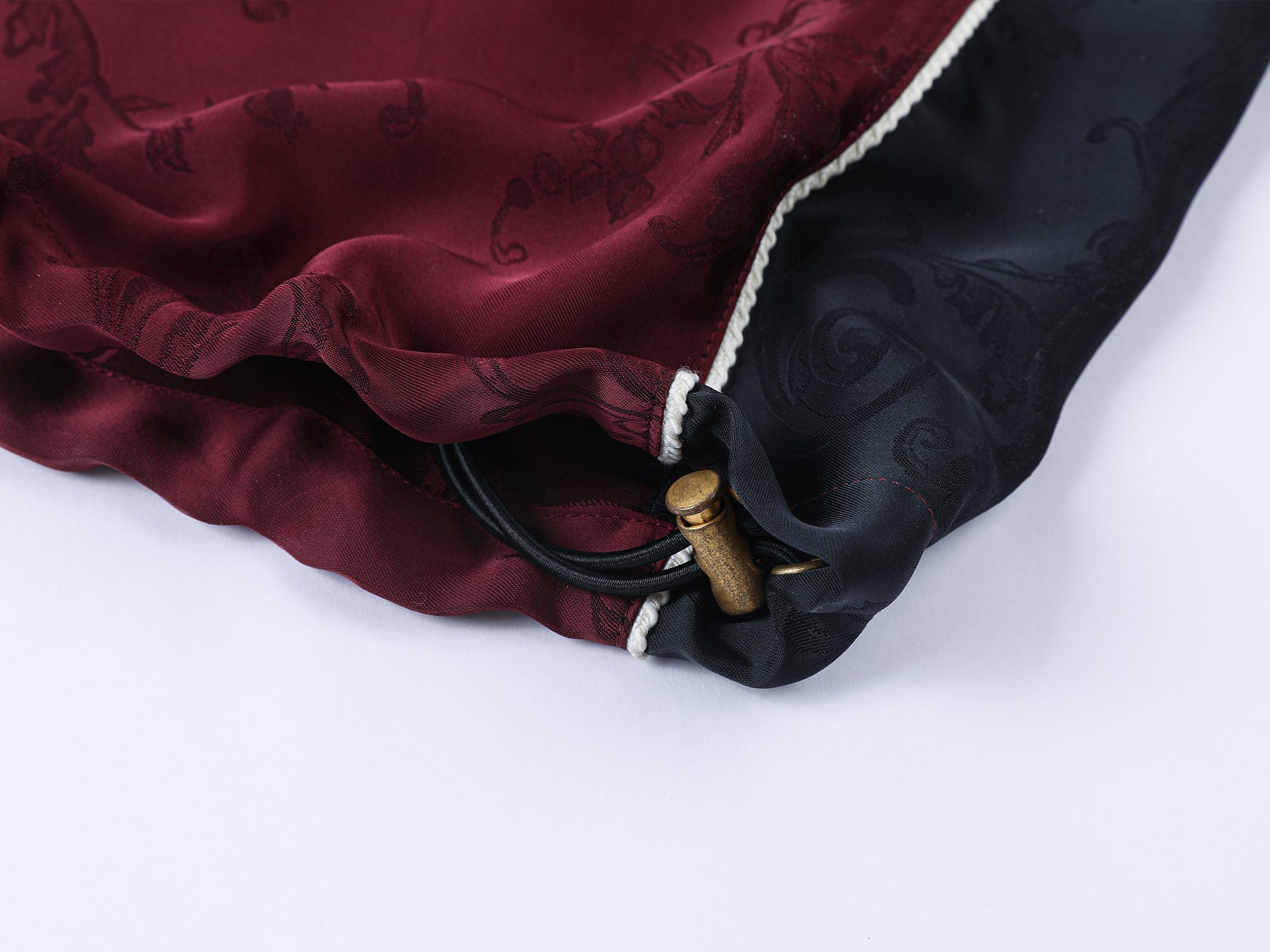 Satin jacquard sports pants