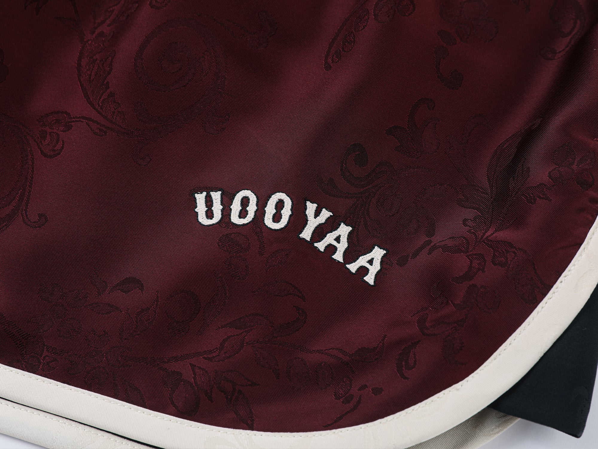 Satin jacquard sports shorts