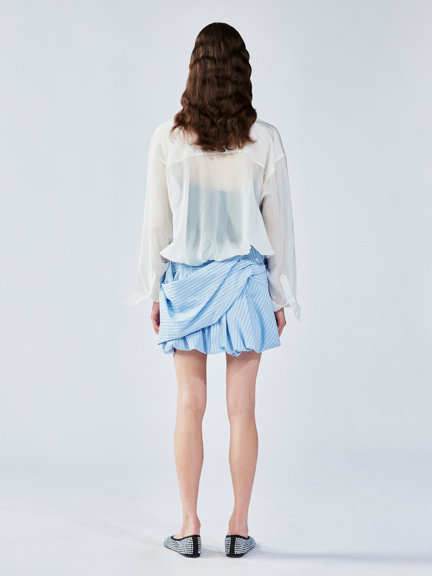 Layered lace camisole shirt