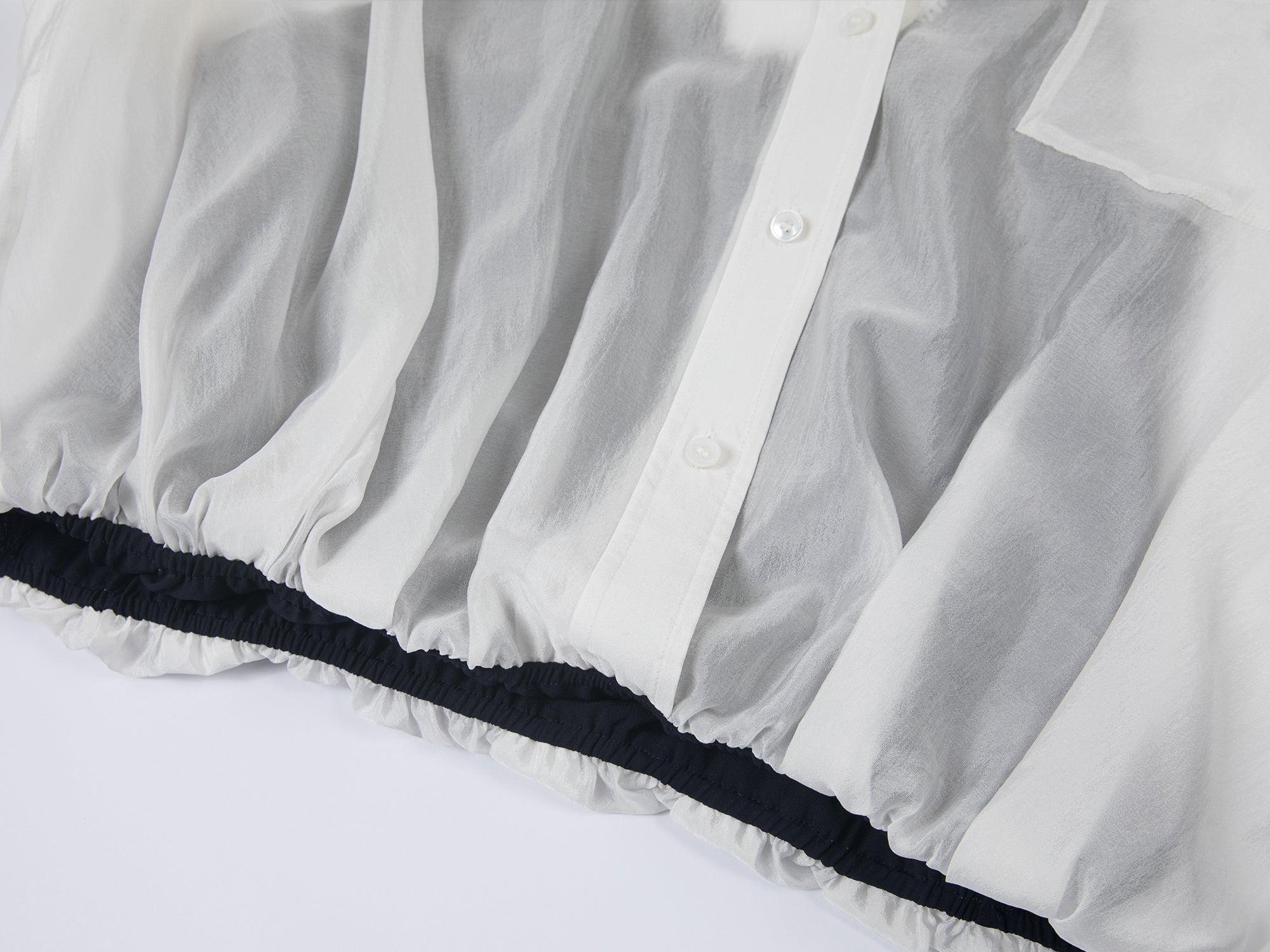 Layered lace camisole shirt