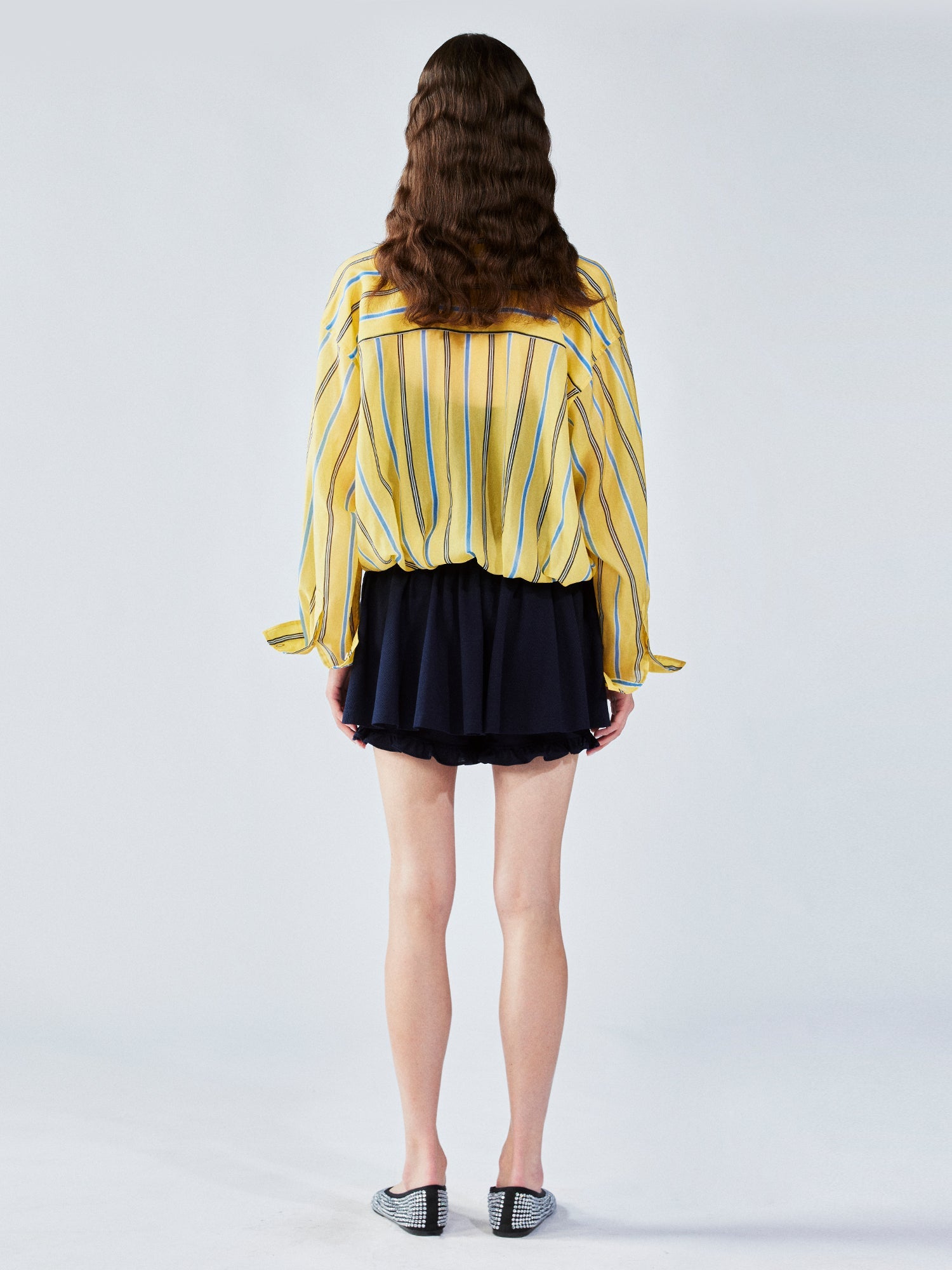 Layered lace camisole shirt