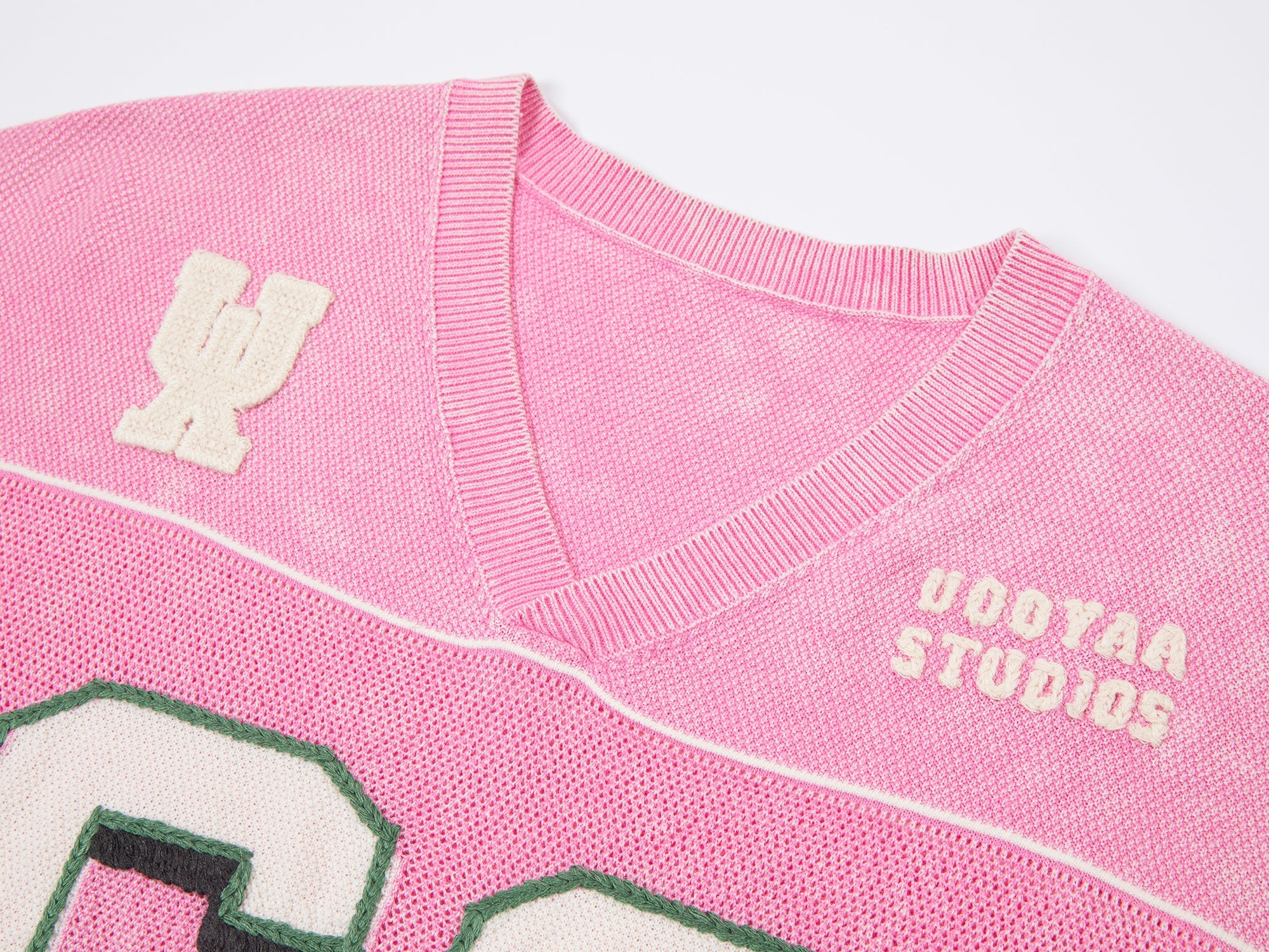 Jersey-style knit t-shirt