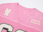 ジャージー風ニットTシャツ
