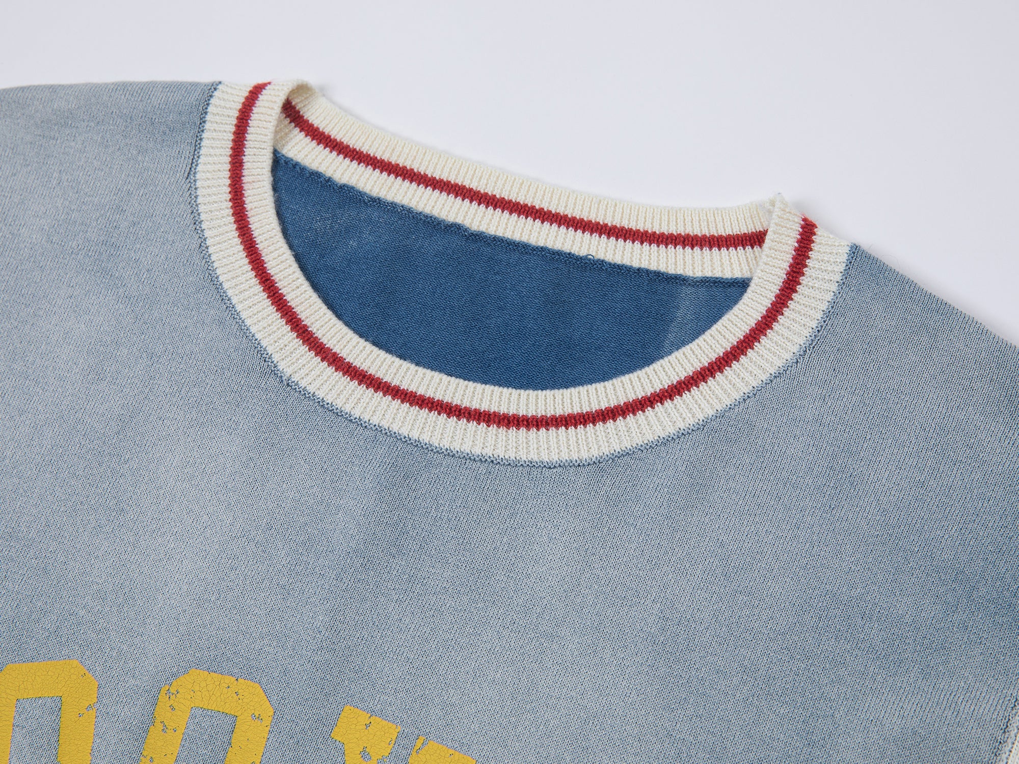 Jersey-style knit t-shirt