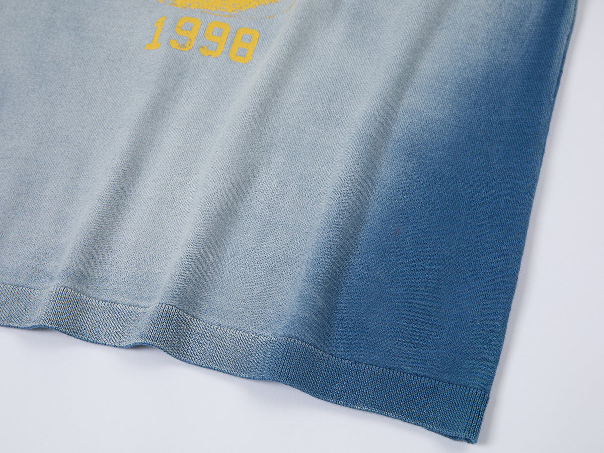 ジャージー風ニットTシャツ