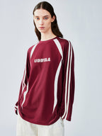 クラシックなジャージスタイルのTシャツ
