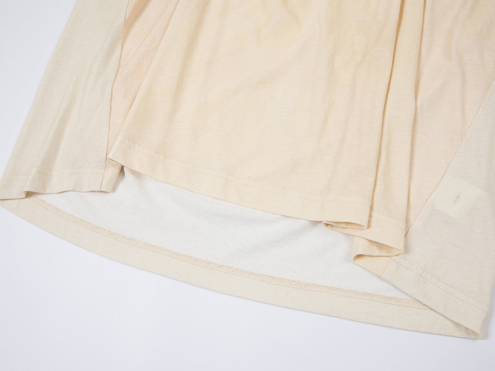 Cat print t-shirt with lifted hem