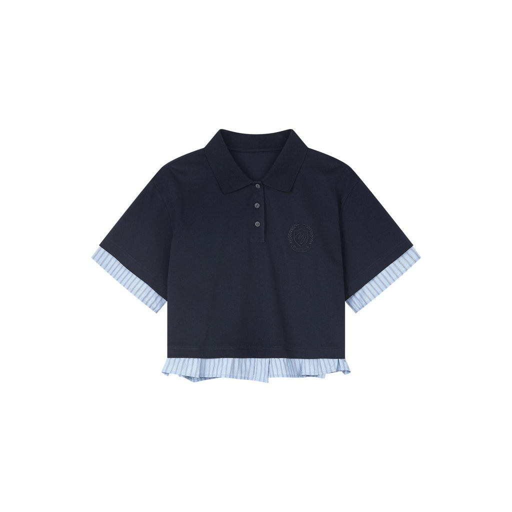 フェイクレイヤードシャツ＆ポロTシャツ