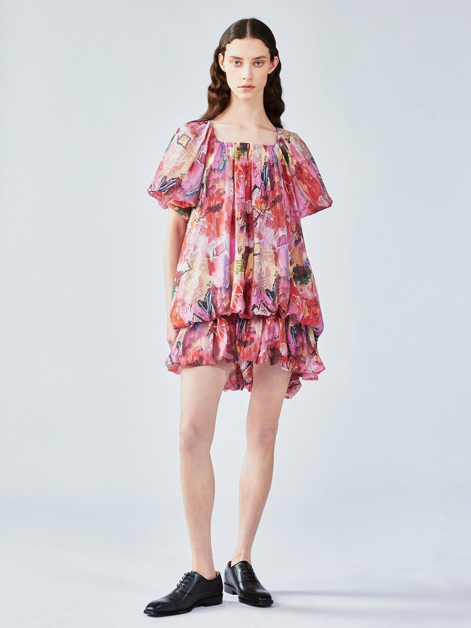 Graffiti tulip dress