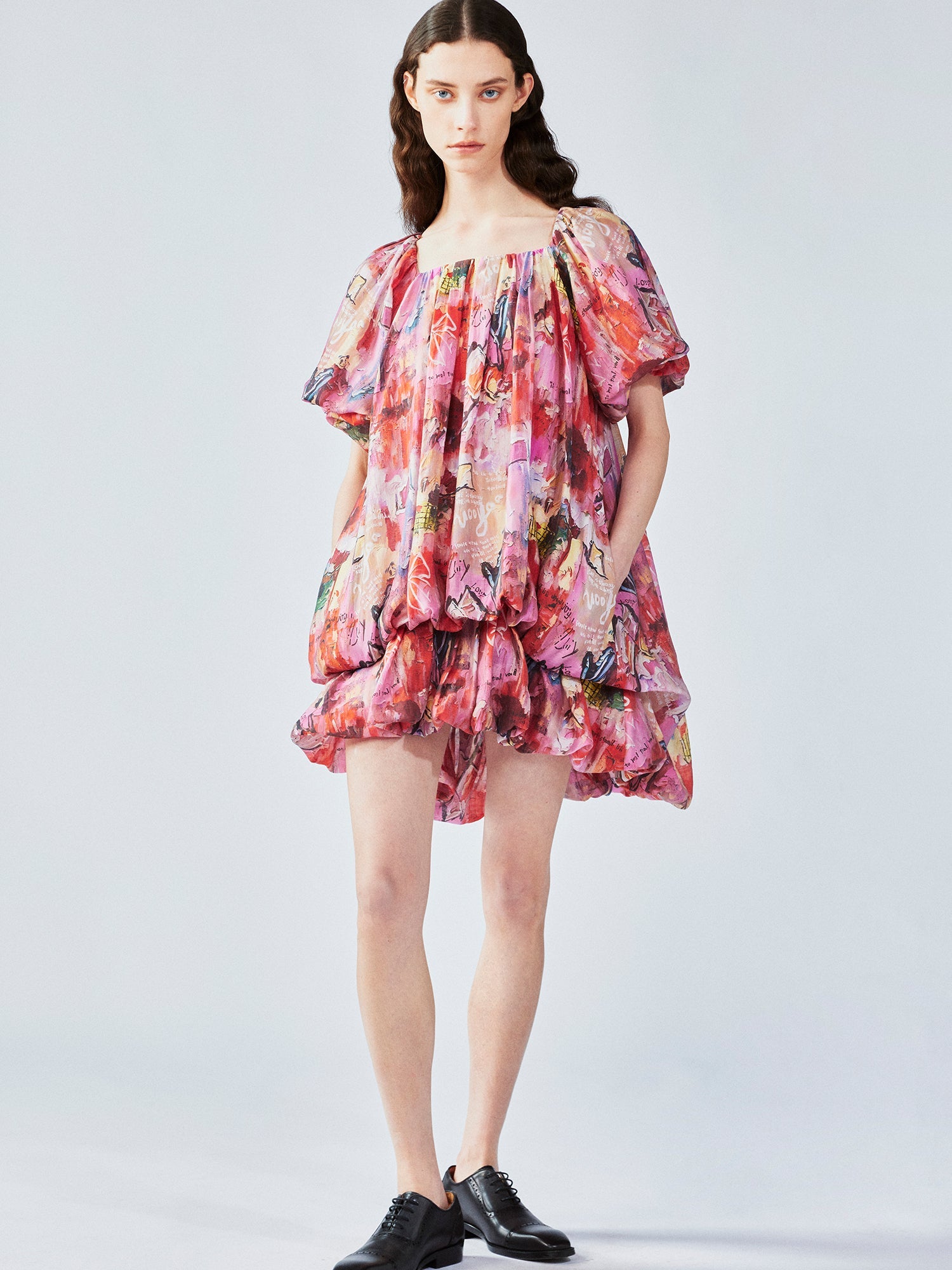 Graffiti tulip dress