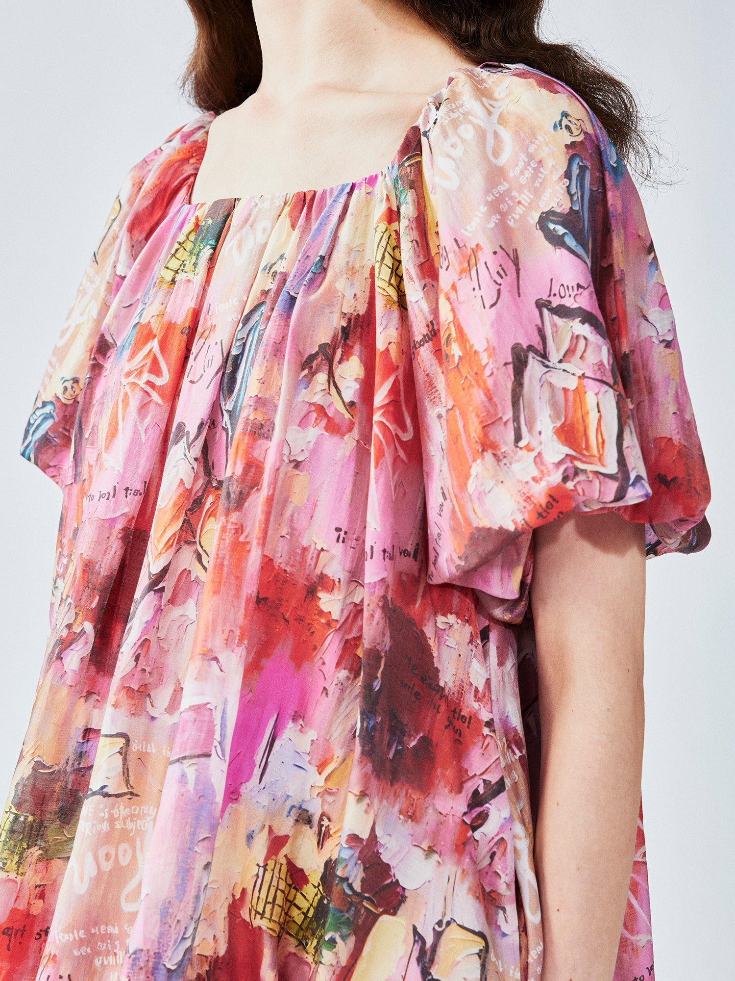 Graffiti tulip dress