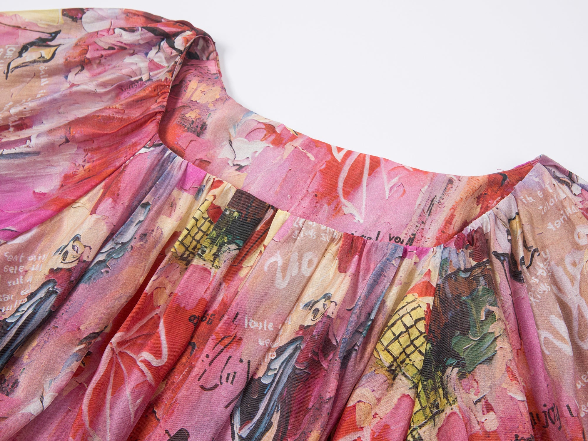 Graffiti tulip dress