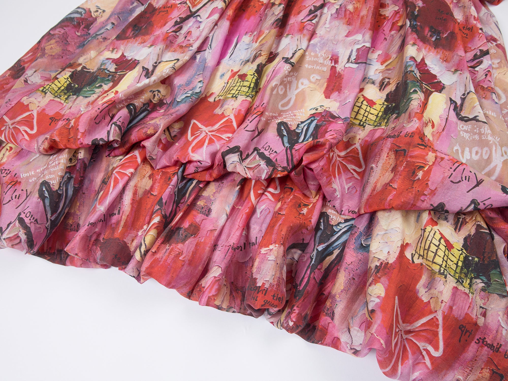 Graffiti tulip dress