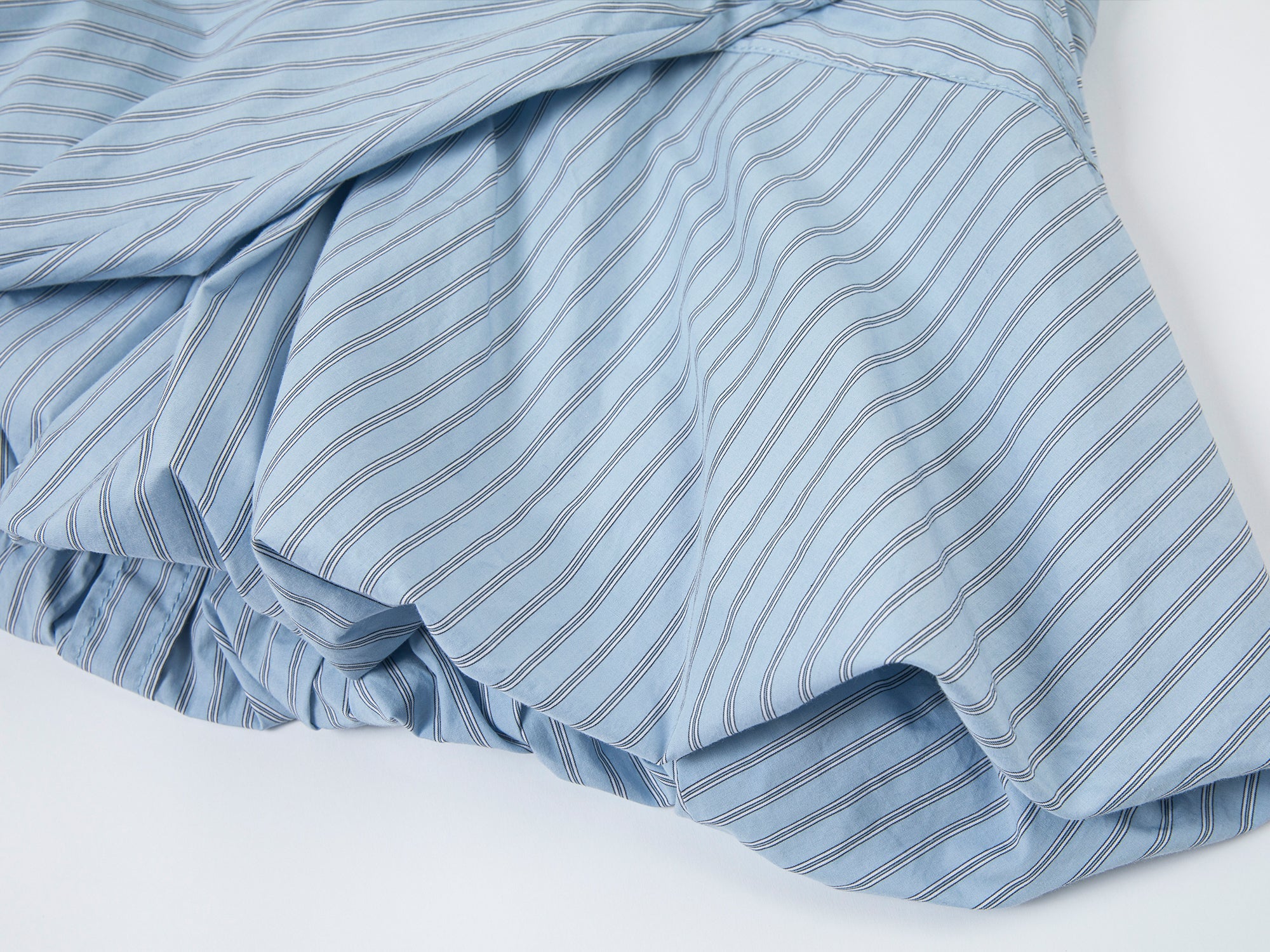 A mini skirt inspired by men's shirts