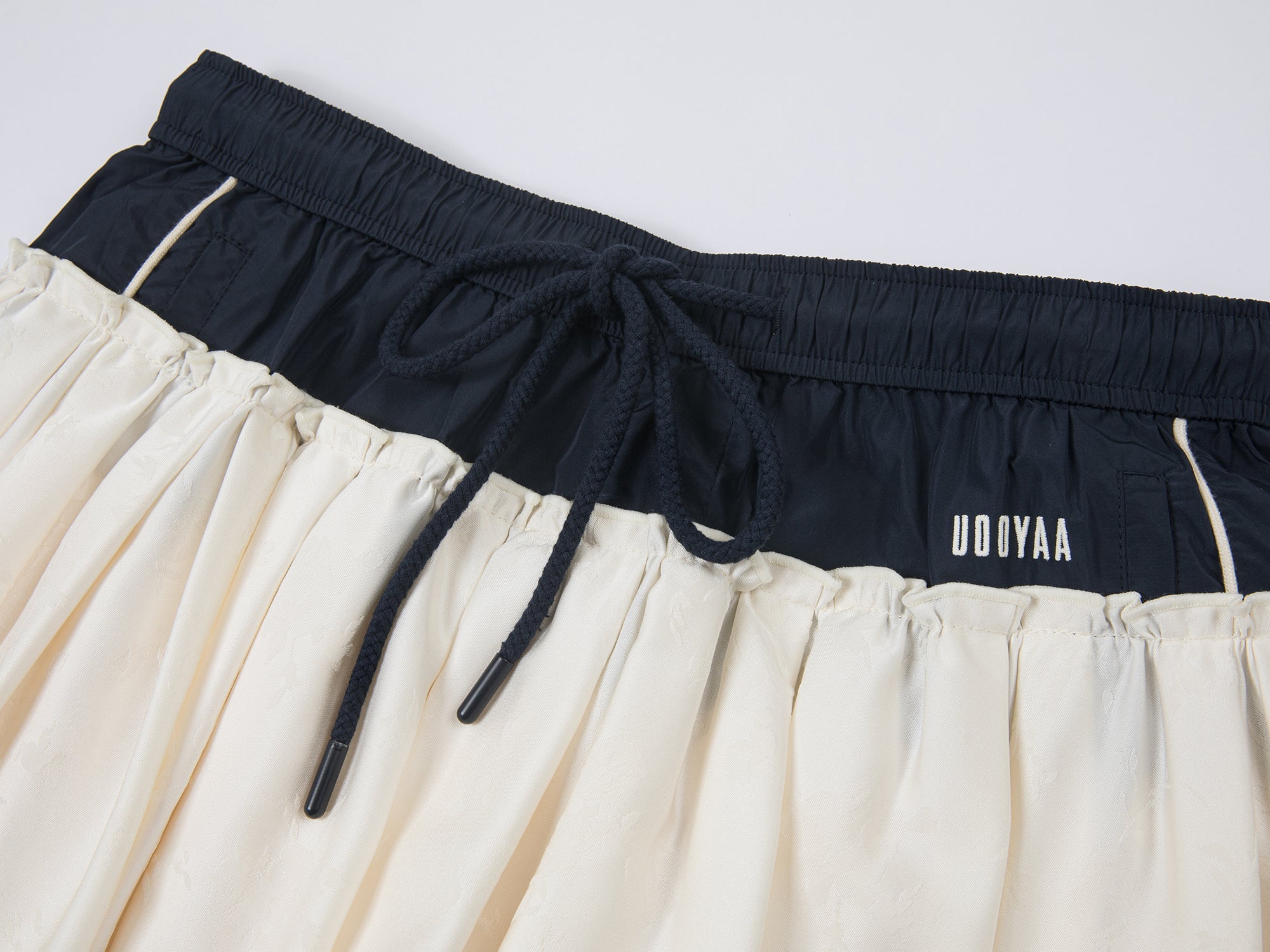 Patchwork shorts skirt