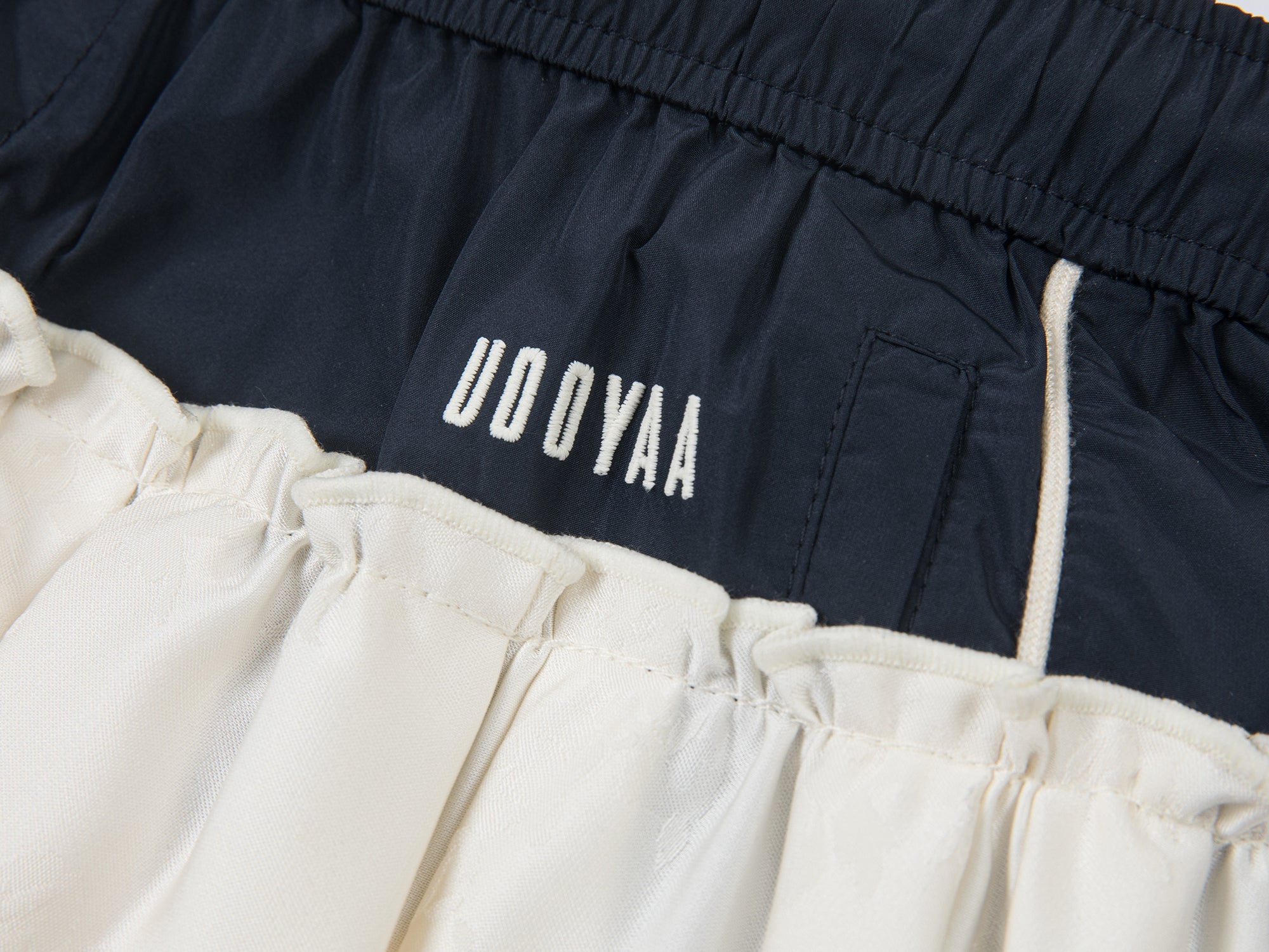 Patchwork shorts skirt