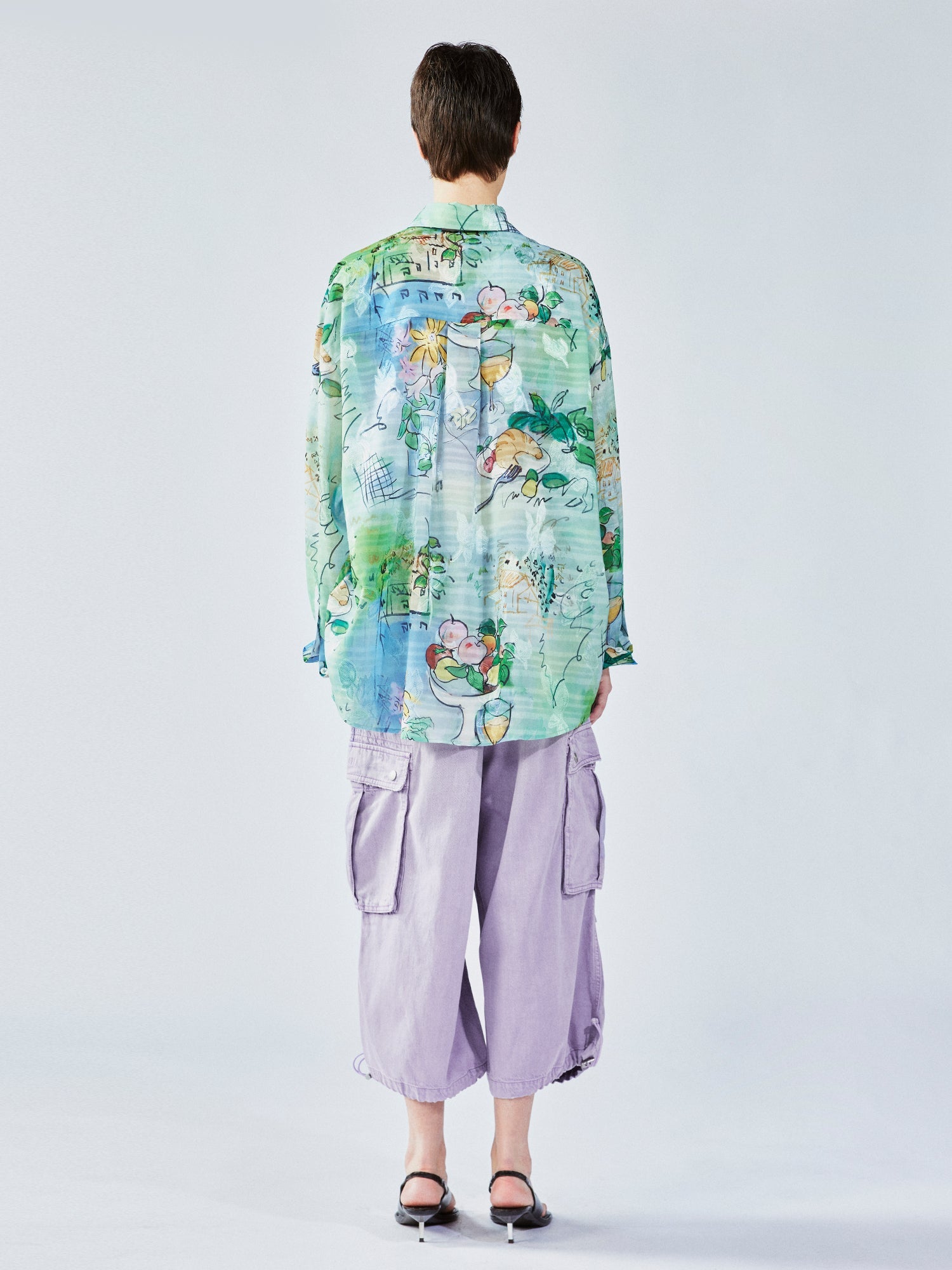 Hand-painted watercolor shirt