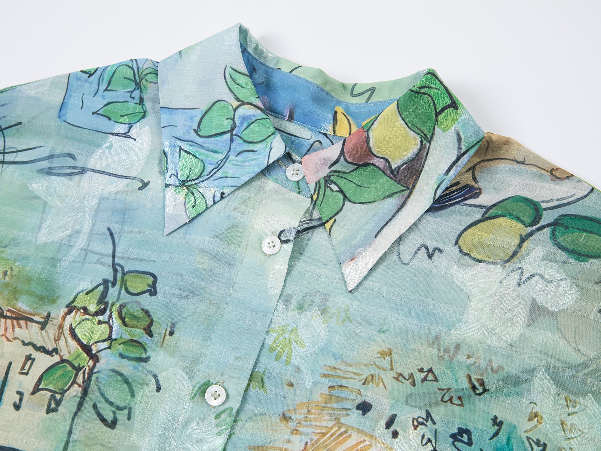 Hand-painted watercolor shirt