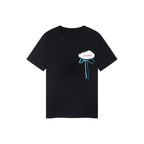 ポケットアップリケ刺繍Tシャツ