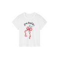 ボウ＆フォーク アップリケ Tシャツ