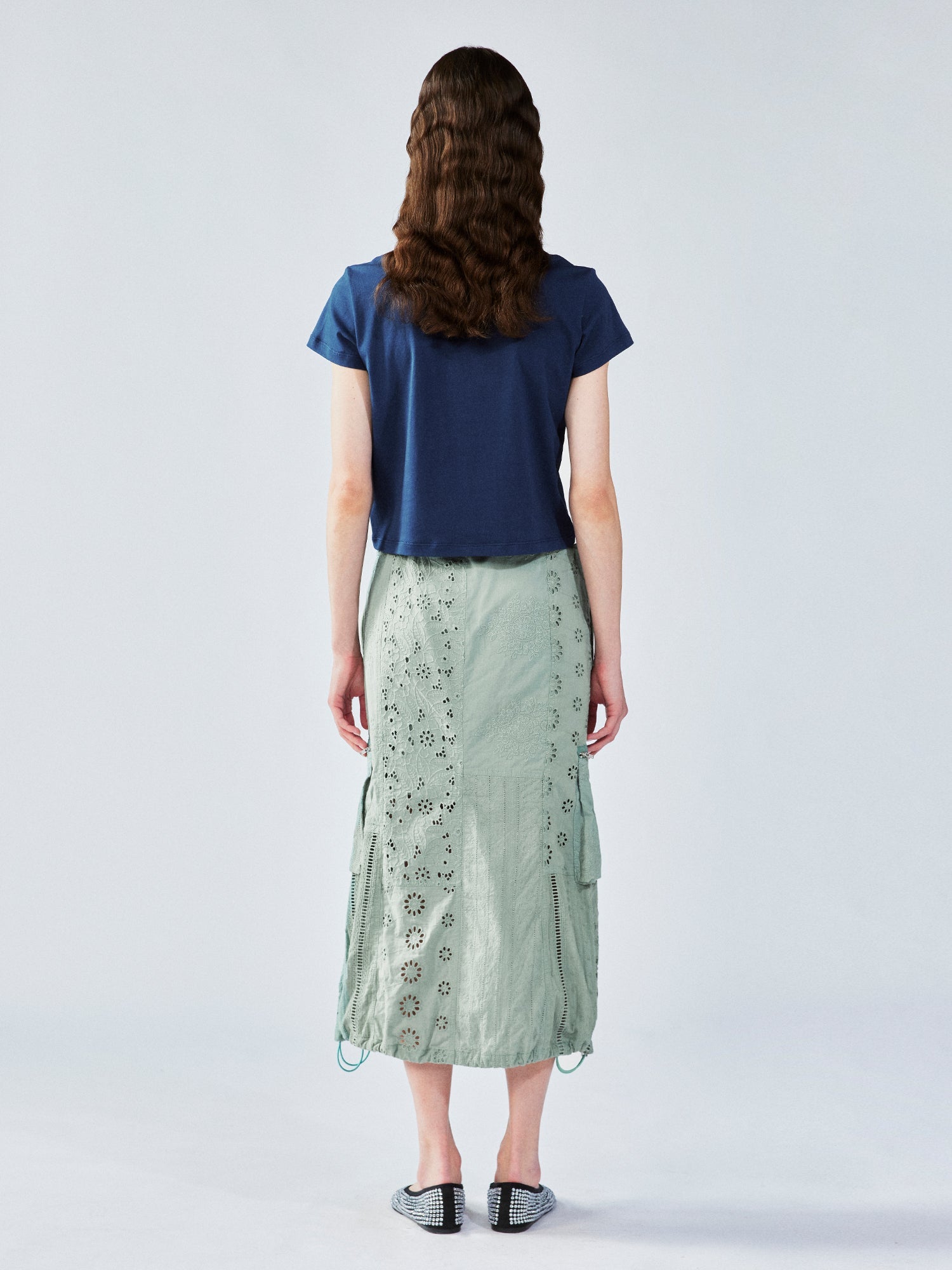 Food-Platter appliqué t-shirt