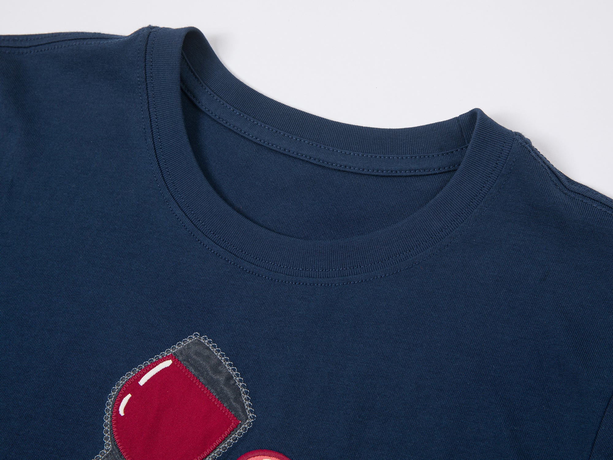 Food-Platter appliqué t-shirt