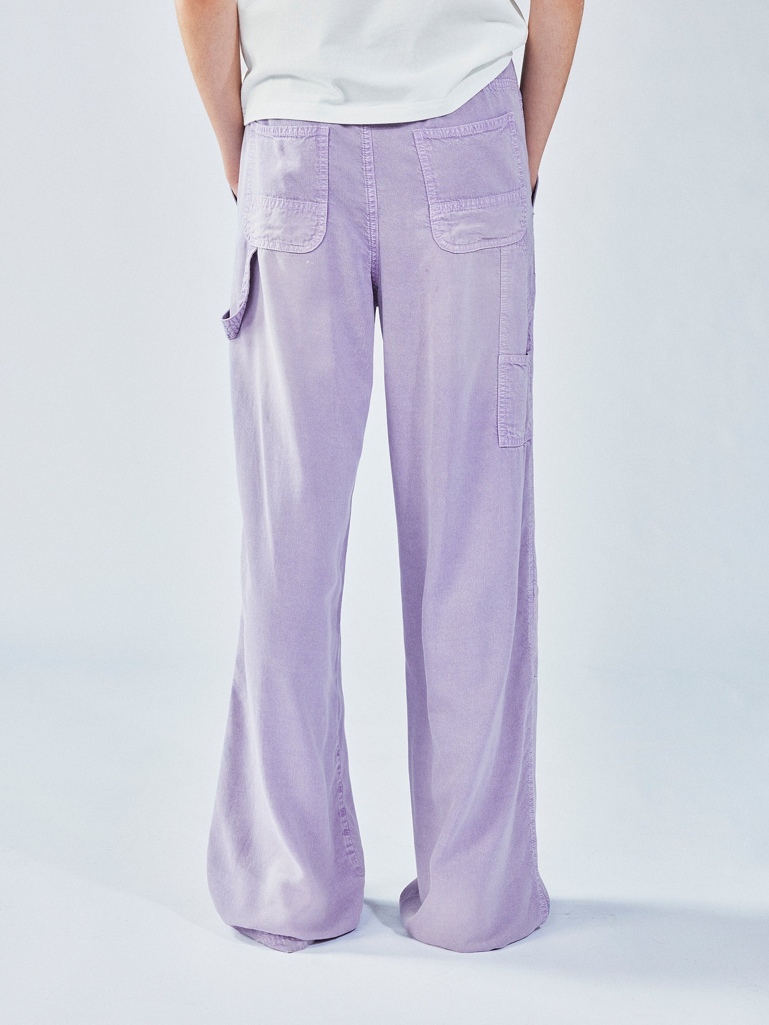 Tencel denim utility pants