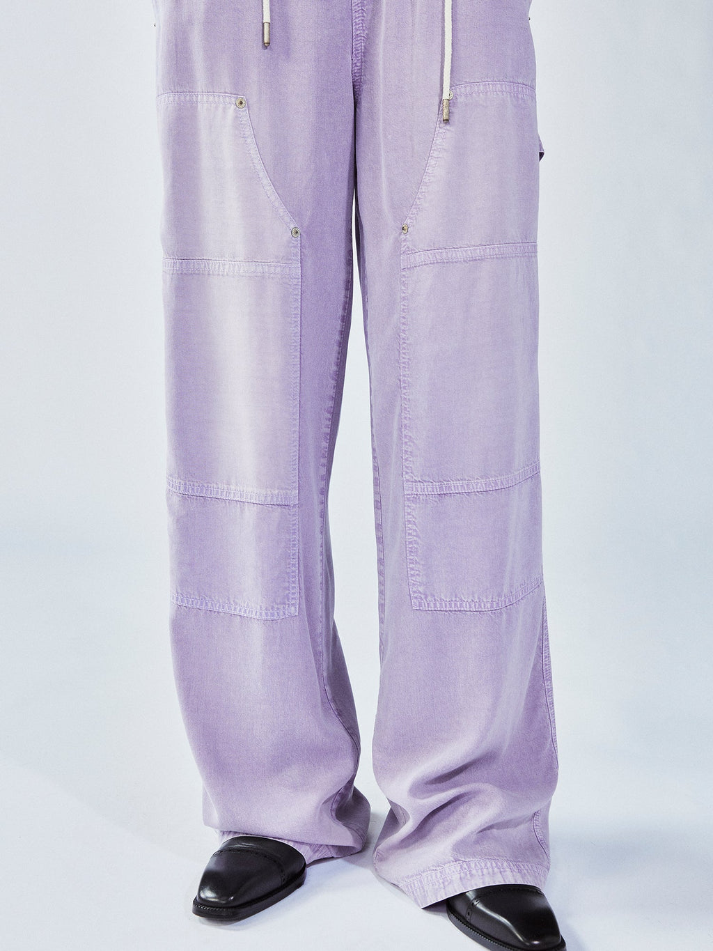 Tencel denim utility pants