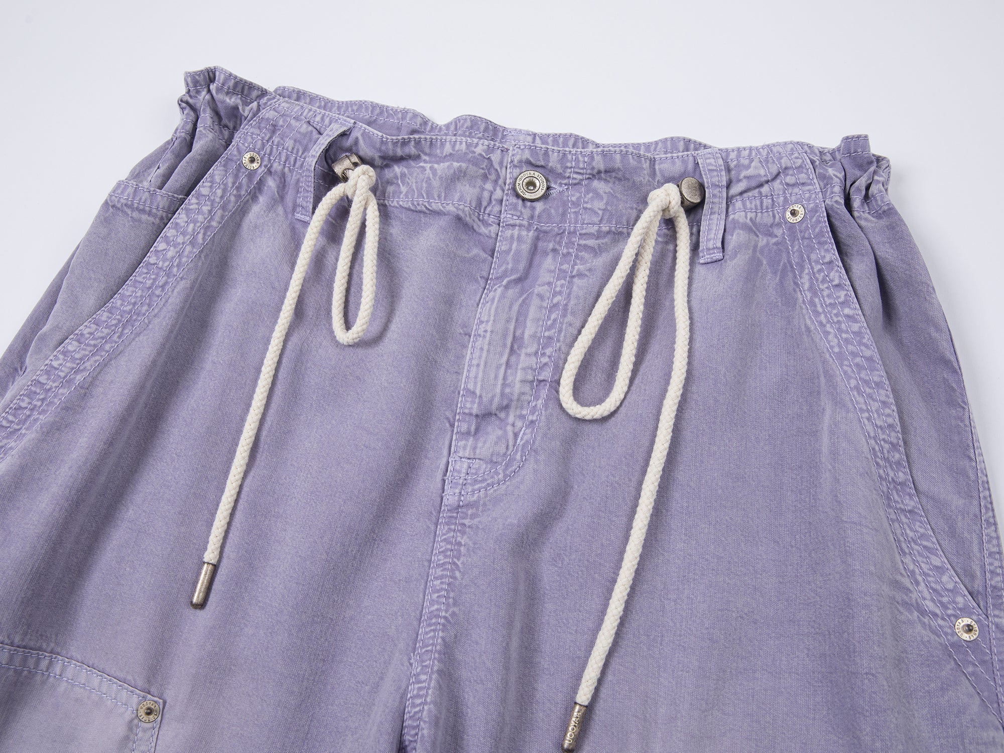 Tencel denim utility pants