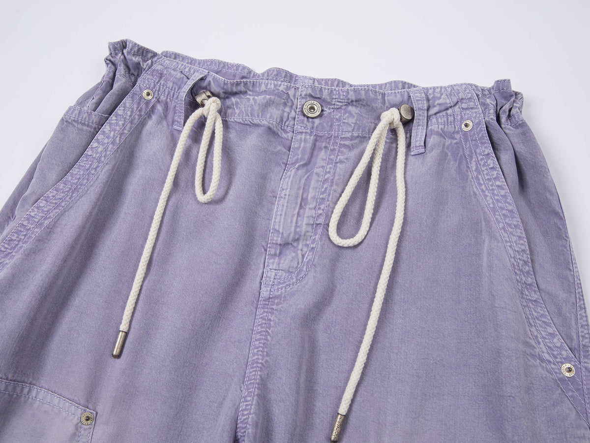 Tencel denim utility pants