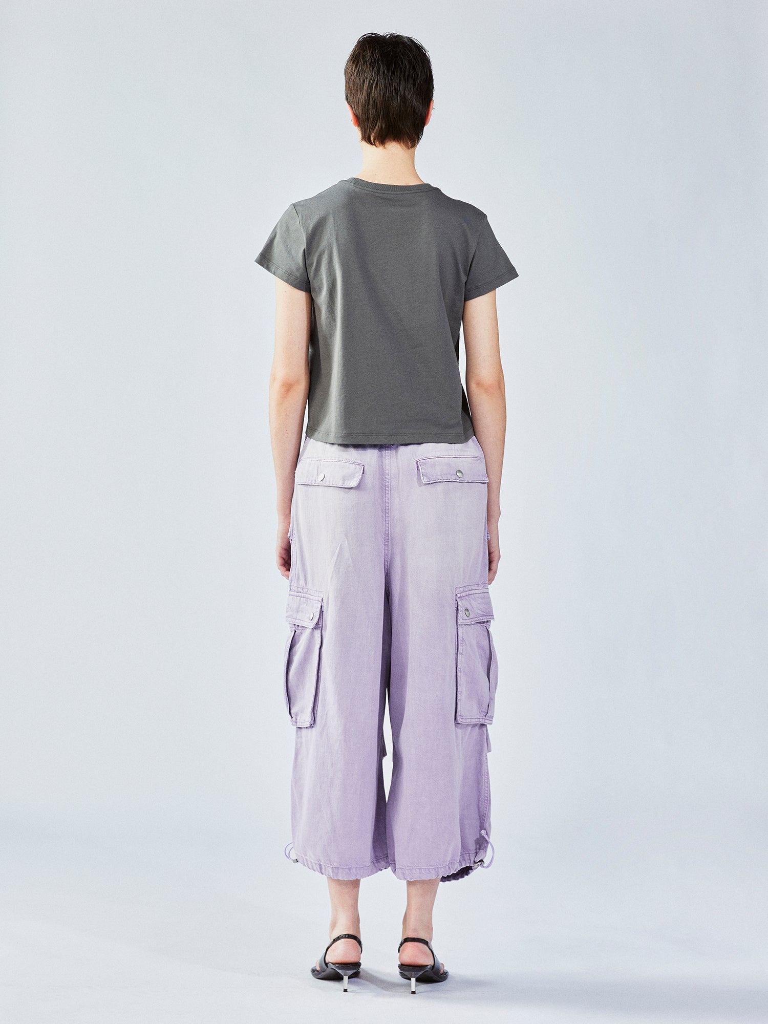 Tencel denim multi-pocket pants