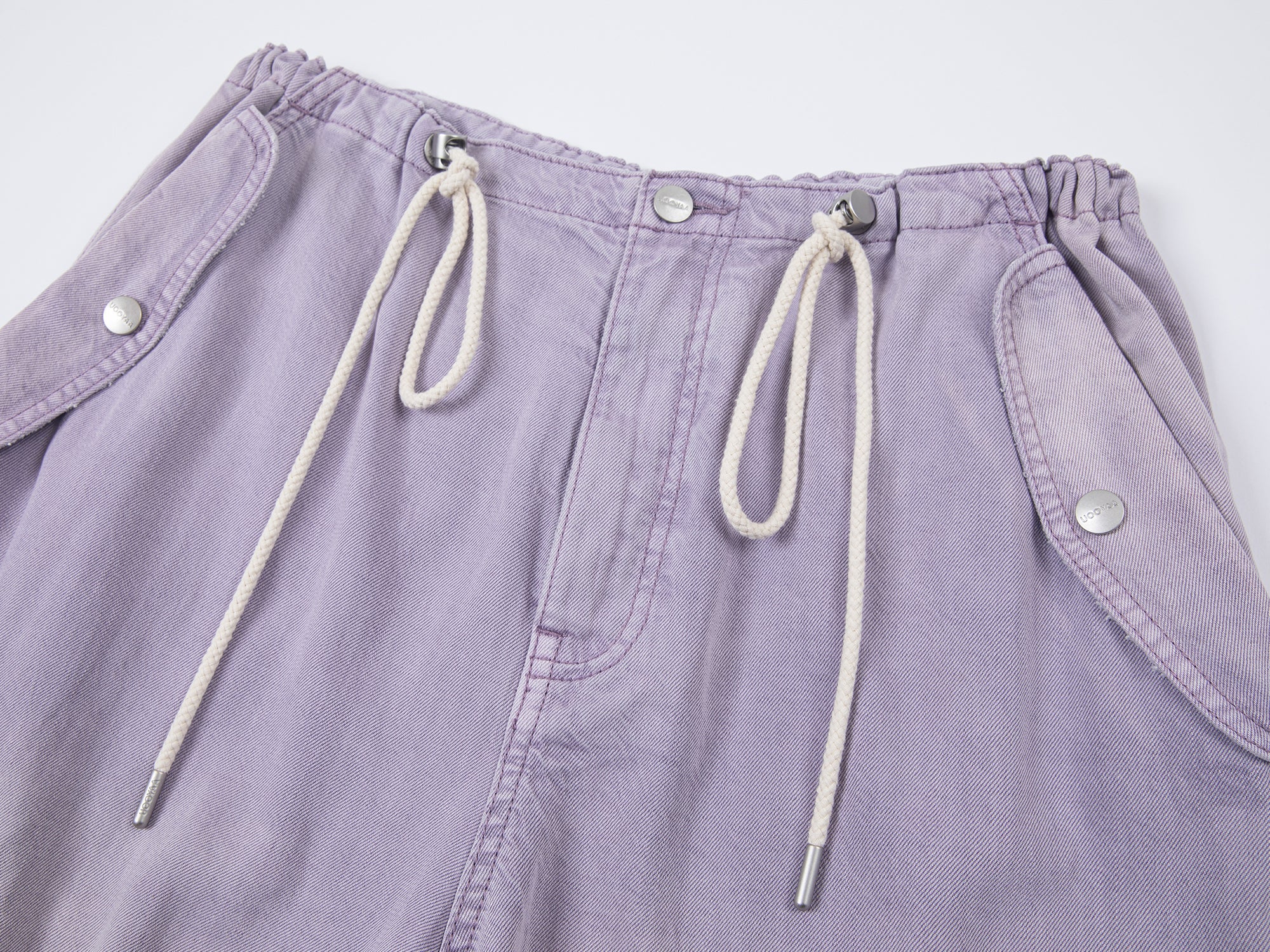 Tencel denim multi-pocket pants