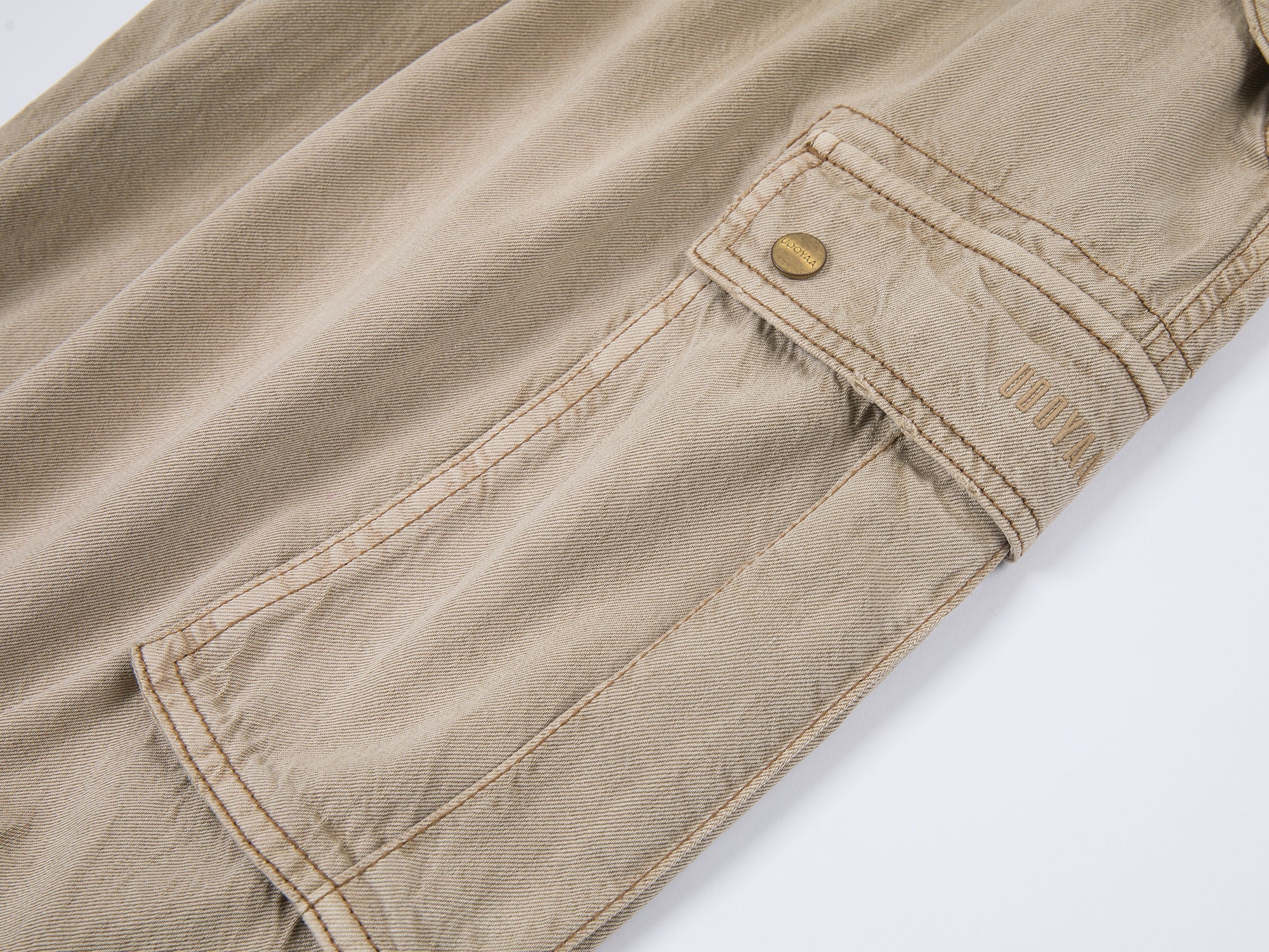 Tencel denim multi-pocket pants