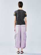 「内向的な性格」ダックジャカードニットTシャツ