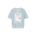 ニット猫窓風景Tシャツ